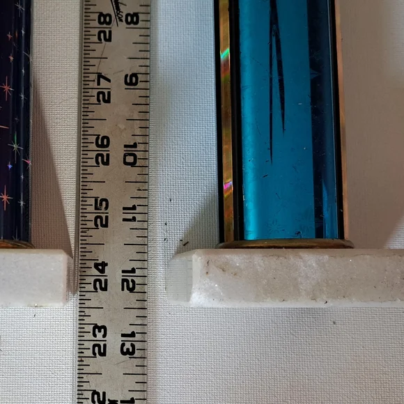 Gold and Blue Torch Trophies Set Of 2 - Picture 6 of 6